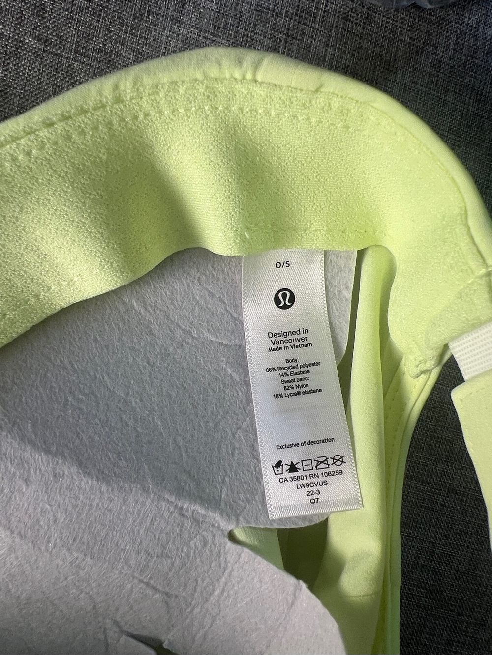 NWOT / Lululemon Womens Fast and Free Running Hat - Picture 4 of 6